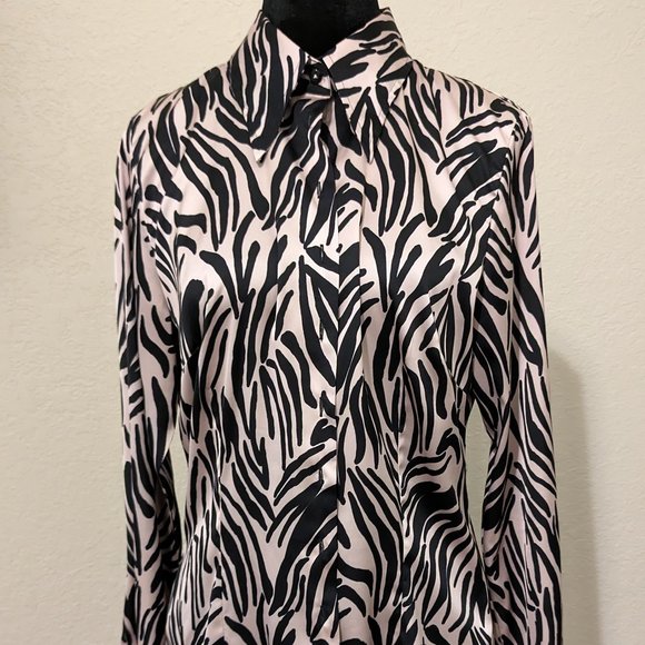 Satin Bow Blouse - Picture 1 of 5